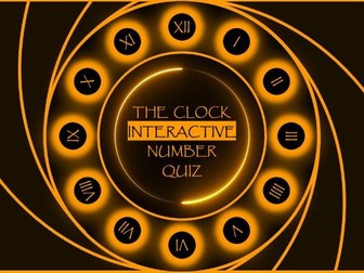 The Clock Interactive Number Quiz
