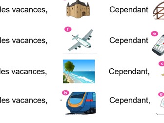 Y9 French Dynamo - Les vacances désastreuses au passé composé