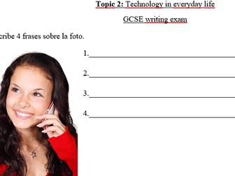 Topic 2: Technology in everydaylife AQA GCSE style writing assessment + mark scheme