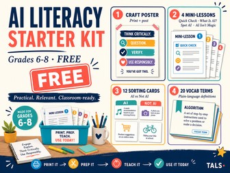 What Is AI? Lesson & Vocabulary Middle School