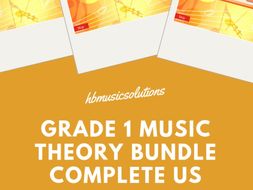 Beginner Music Theory US Version Printable And Interactive Bundle