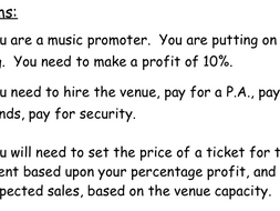 Planning a Music Event