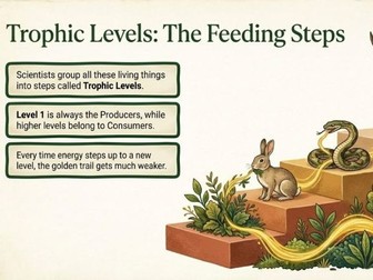 Food Webs and Trophic Levels Energy Flow in Ecosystems