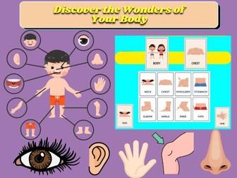 Printable Preschool Health Body Parts Posters