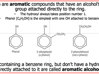 OCR Chemistry 6.1.1 Phenols