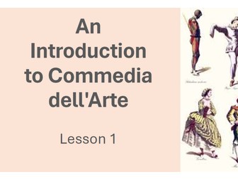 KS3 Commedia dell'arte