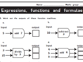 Expressions, functions and formulae - start/end of unit test