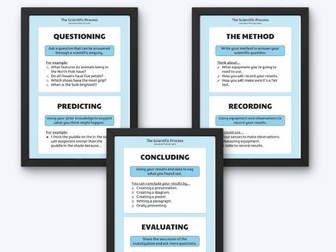The Scientific Process Posters KS1 & KS2