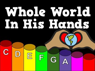 He's Got The Whole World In His Hands - Boomwhacker Video and Sheet Music