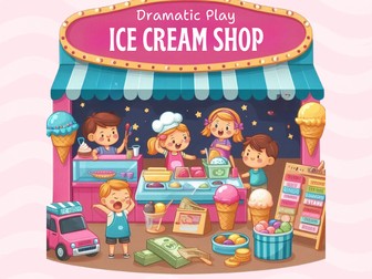 Ice Cream Shop Dramatic Play Printables