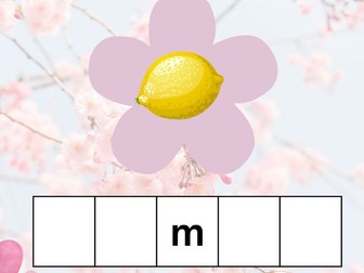 Phase 3 word building - Spring theme