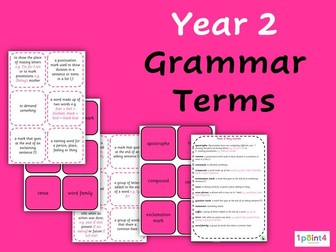 Year 2 Grammar Flashcards
