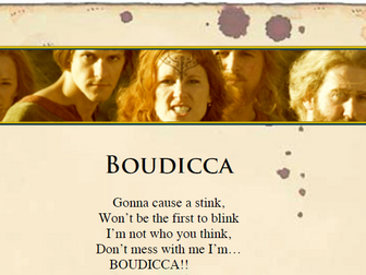 Boudicca + Romans assembly/playscript