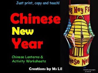 Chinese New Year  ::  Chinese Lanterns ::  Chinese New Year Craft