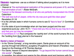 OCR RELIGIOUS STUDIES- FULL AS CHRISTIAN THOUGHT NOTES