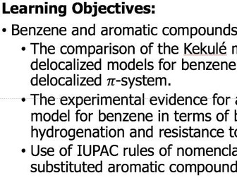 OCR Chemistry 6.1.1 Benzene (Pt. 1)