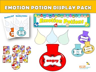 ELSA SUPPORT Emotion Potion Display Pack - PSHE