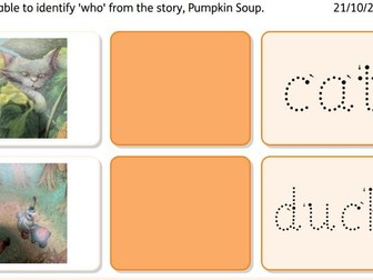 Pumpkin Soup Colourful Semantics
