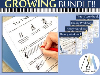 Music Theory Workbooks GROWING BUNDLE