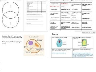 AQA GCSE Biology Cells: Eukaryotes and Prokaryotes
