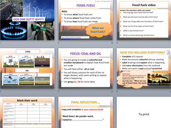 Fossil fuels (oil and coal)