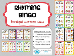 Rhyming Bingo | Teaching Resources