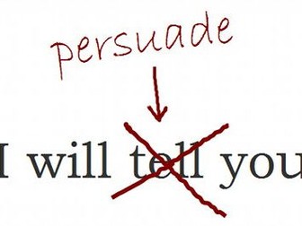 Persuasive Writing: Writing to Persuade using AFOREST