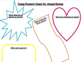 Young People's views for annual review