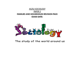 AQA Sociology Families and Households Revision workbook