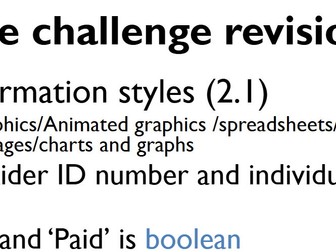 Unit 2 Cambridge Technicals Global Information Pre-release January 25 Cycle Challenge Revision 1