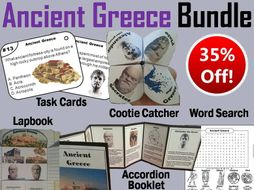 Ancient Greece Task Cards and Activities Bundle