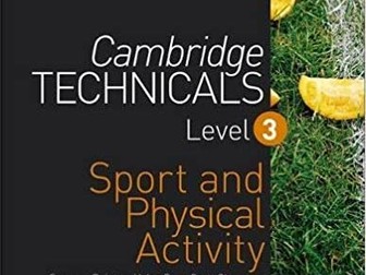 Cambridge Technical Level 3 Sport - Unit 17 Sports Injuries