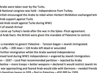 EDEXCEL iGCSE HISTORY - Middle East