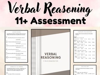 11 Plus Verbal Reasoning Assessment with Answers