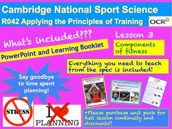 Cambridge National Sports Science R042: Components of Fitness