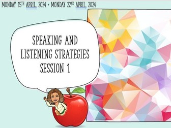 Oracy in the classroom CPD- 3 Hours.