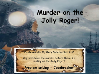The famous Pirate Game Murder Mystery Codebreaker KS2