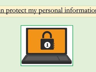 E-safety -Protecting your personal information online