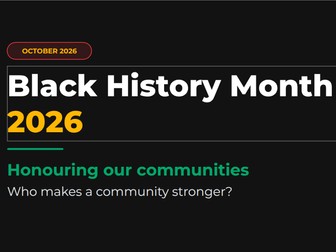 Black History Month 2026 | Honouring Our Communities