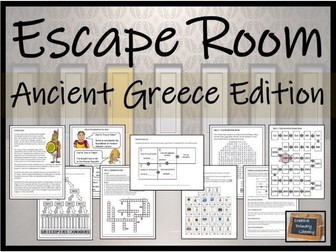 Ancient Greece Escape Room Activity
