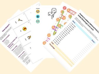 Snakes & Ladders (Minimal Pairs /w/ /r/ initial) - Voca Quest Printable