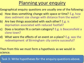 GCSE Geography Fieldwork Preparation Bundle