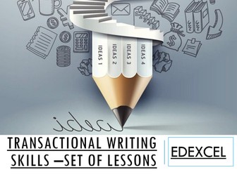 Edexcel GCSE English Language Transactional Writing