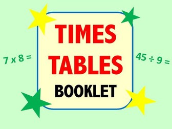 Times Tables Practice Booklet