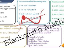 Ordering and comparing decimals lesson bundle | Teaching Resources