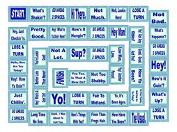 Greetings and Responses Board Game