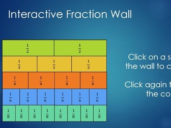 Interactive Fraction Wall
