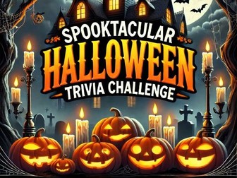 Spooktacular Halloween Trivia Challenge , google slides, PowerPoint