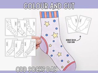 World Down Syndrome Day Craft Pack - Odd Socks Day
