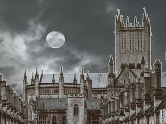 Female Gothic Creative Writing Menu (genre focus for fun A Level Literature activity)